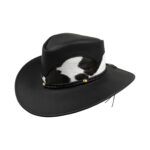 Sombrero Hombre En Piel Autentica Canyon Pelo Vaquita - Imagen 5