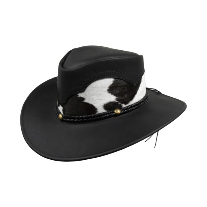 Sombrero Hombre En Piel Autentica Canyon Pelo Vaquita - Imagen 5