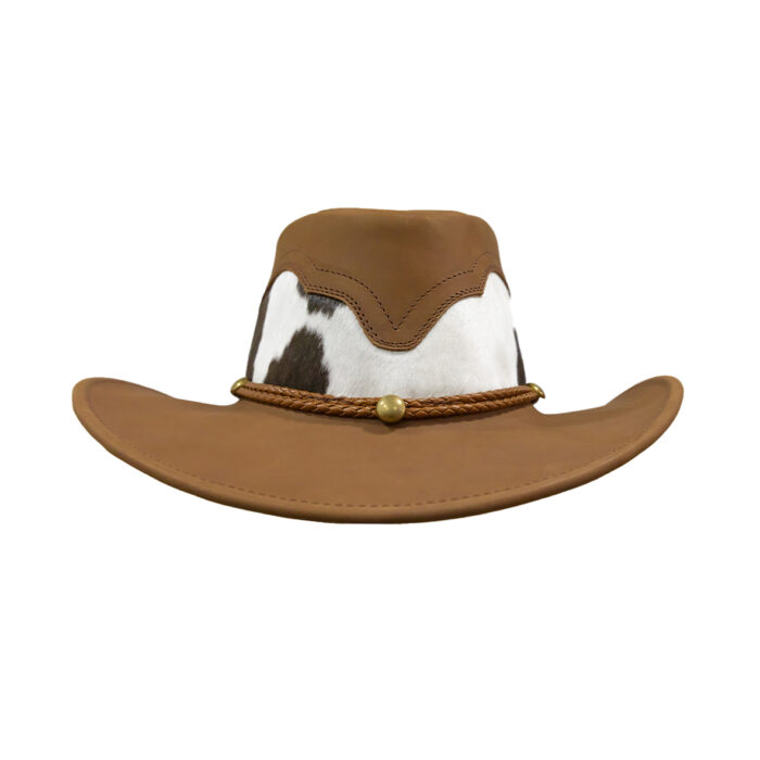 Sombrero Hombre En Piel Autentica Canyon Pelo Vaquita - Imagen 4