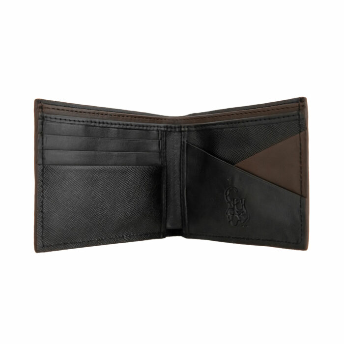 Billetera Hombre Cuadra En Piel Autentica Bc0003Nl - Imagen 3