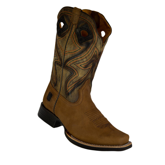 Botas Hombre Vaqueras En Piel Autentica Nokota Quarry Morgan H18 - Imagen 2