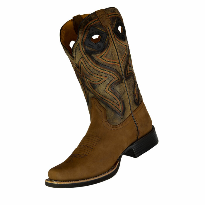 Botas Hombre Vaqueras En Piel Autentica Nokota Quarry Morgan H18 - Imagen 4