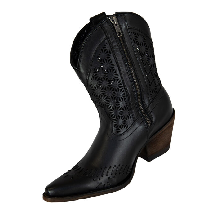 Botines Mujer Vaqueros En Piel Autentica Lyard Dinara Puma - Imagen 4