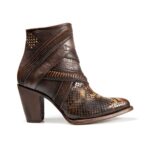 Botines Mujer Casuales En Piel Autentica Cuadra Monaco 3F86Ph