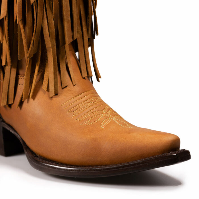 Botas Mujer En Piel Autentica Jar Boots Barbas 4502 - Imagen 11