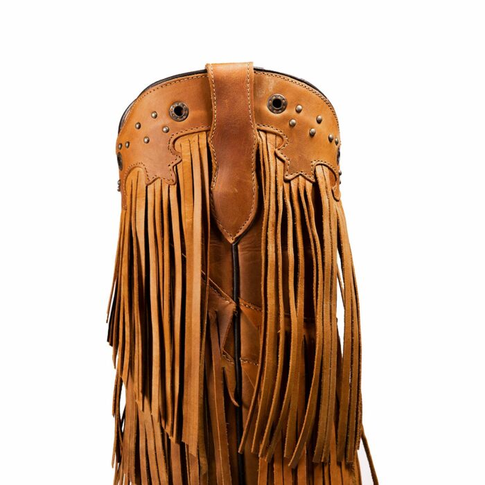 Botas Mujer En Piel Autentica Jar Boots Barbas 4502 - Imagen 12