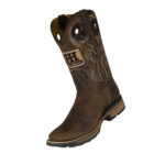 Botas Hombre Vaqueras En Piel Autentica Nokota Williams H15 Shoulder - Imagen 4