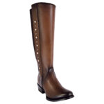 Botas Mujer En Piel Autentica Cuadra 1X4FRS - Imagen 2