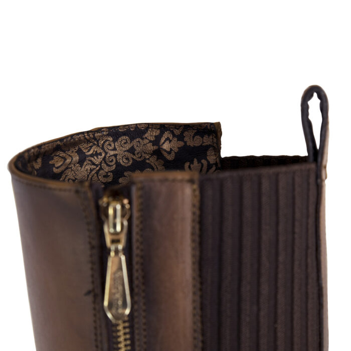 Botas Mujer En Piel Autentica Cuadra 1X4FRS - Imagen 5