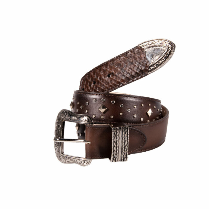 Cinturon Mujer En Piel Autentica Cuadra Cda06Pi - Imagen 2