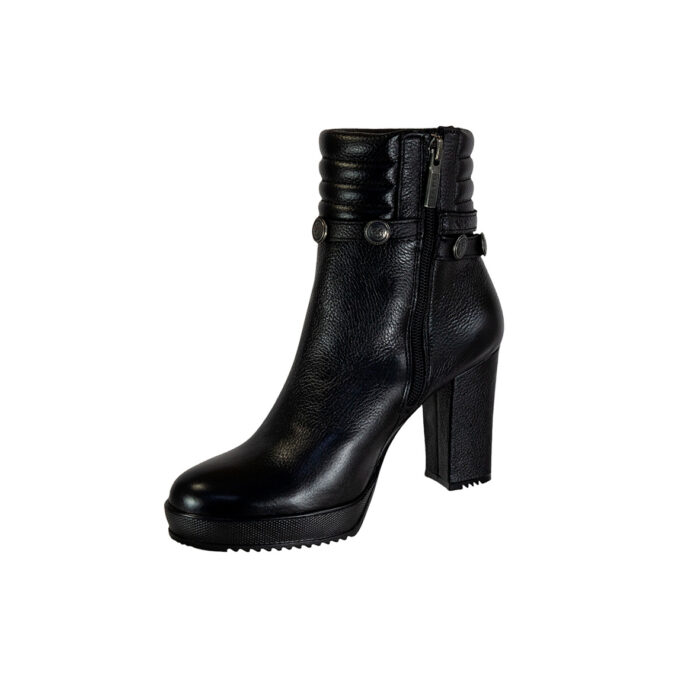 Botines Mujer Casuales En Piel Autentica Lyard Glaria - Imagen 4