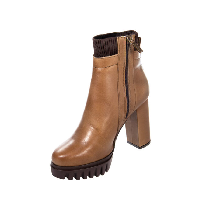 Botines Mujer Casuales En Piel Autentica Lyard Baltar Peaunt - Imagen 4