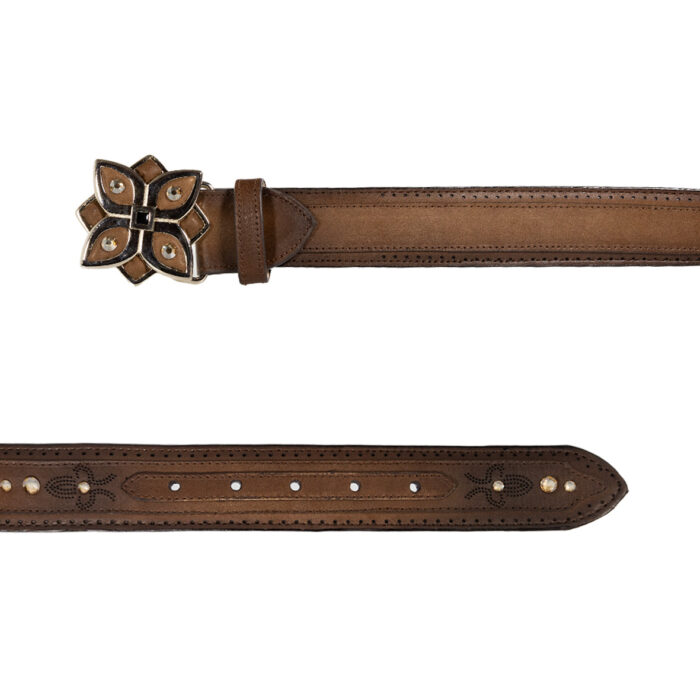 Cinturon Mujer En Piel Autentica Cuadra Cda10Rs - Imagen 3