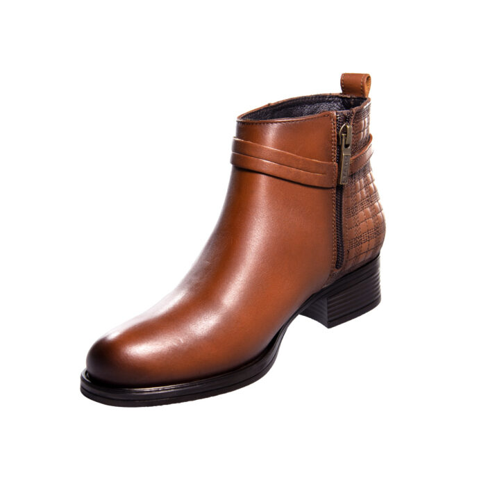 Botines Mujer Casuales En Piel Autentica Lyard Leisa - Imagen 4