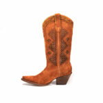 Botas Mujer Vaqueras En Piel Autentica Lyard Diana Ginger - Imagen 3