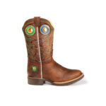 Botas Ni?o Vaqueras En Piel Autentica Nokota Woody H20 Coffee Colors