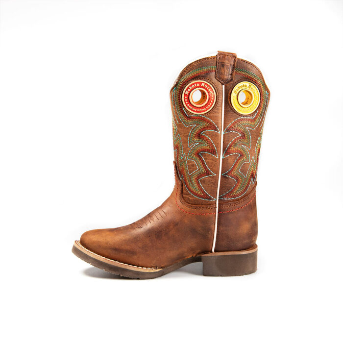 Botas Ni?o Vaqueras En Piel Autentica Nokota Woody H20 Coffee Colors - Imagen 4