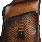 Bandolera Hombre En Piel Autentica Cuadra Boc15Pi - Imagen 4