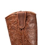 Botas Mujer Vaqueras En Piel Autentica Vk Cincelada Sp4700 - Imagen 5