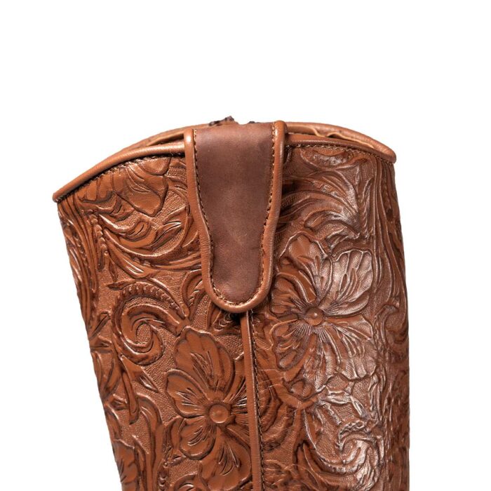 9002489-5.jpg Botas Mujer Vaqueras En Piel Autentica Vk Cincelada Sp4700 - Imagen 5
