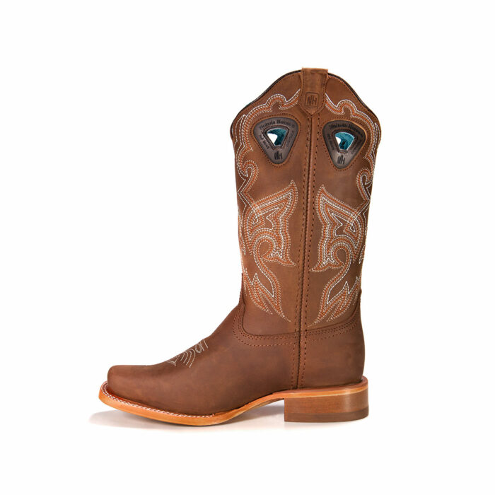 9002532 (8) Botas Mujer En Piel Autentica Nokota Eva H15 - Imagen 8