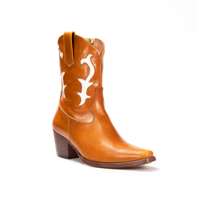 Botas Mujer En Piel Autentica VK SP4010 Cerato Flamas - Imagen 3