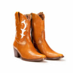 Botas Mujer En Piel Autentica VK SP4010 Cerato Flamas - Imagen 2