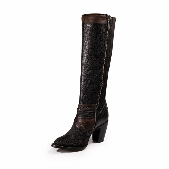 9002536-4.jpg Botas Mujer En Piel Autentica Cuadra 3F99MA - Imagen 5