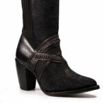 Botas Mujer En Piel Autentica Cuadra 3F99MA - Imagen 8