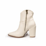 Botines Mujer En Piel Autentica VK NP3068 Napa Latte - Imagen 4