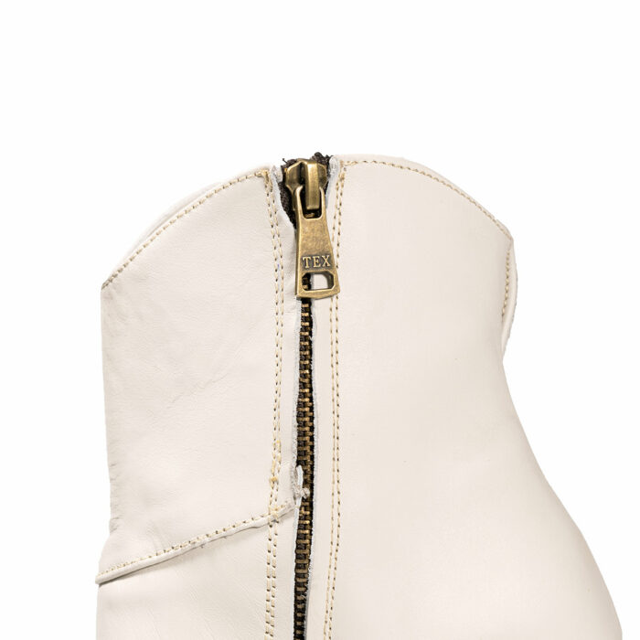 Botines Mujer En Piel Autentica VK NP3068 Napa Latte - Imagen 8