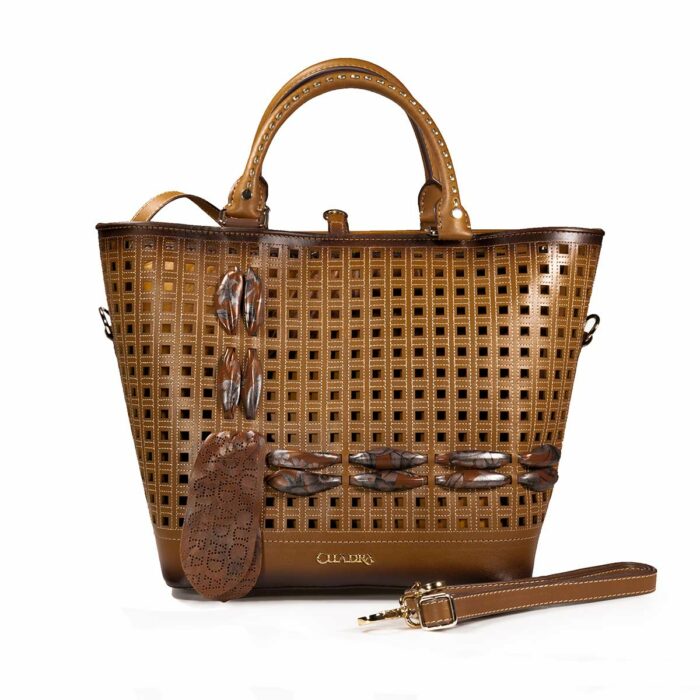 Bolsa Mujer En Piel Autentica Cuadra BOD27RS - Imagen 1