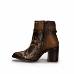 Botines Mujer En Piel Autentica Cuadra 4Q02PH Monaco - Imagen 7