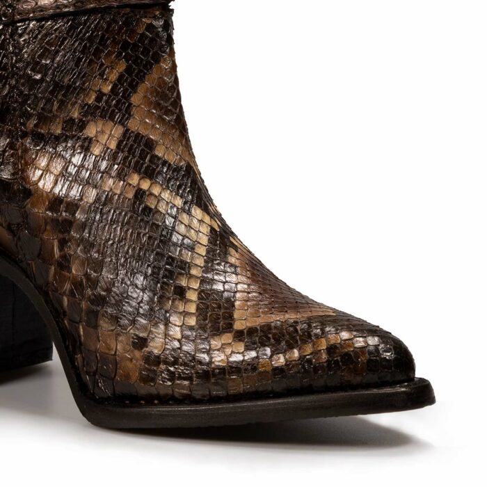 Botines Mujer En Piel Autentica Cuadra 4Q02PH Monaco - Imagen 4