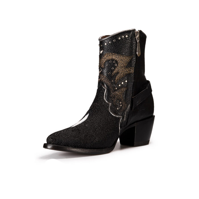 Botines Mujer En Piel Autentica Cuadra 4A22MA - Imagen 4