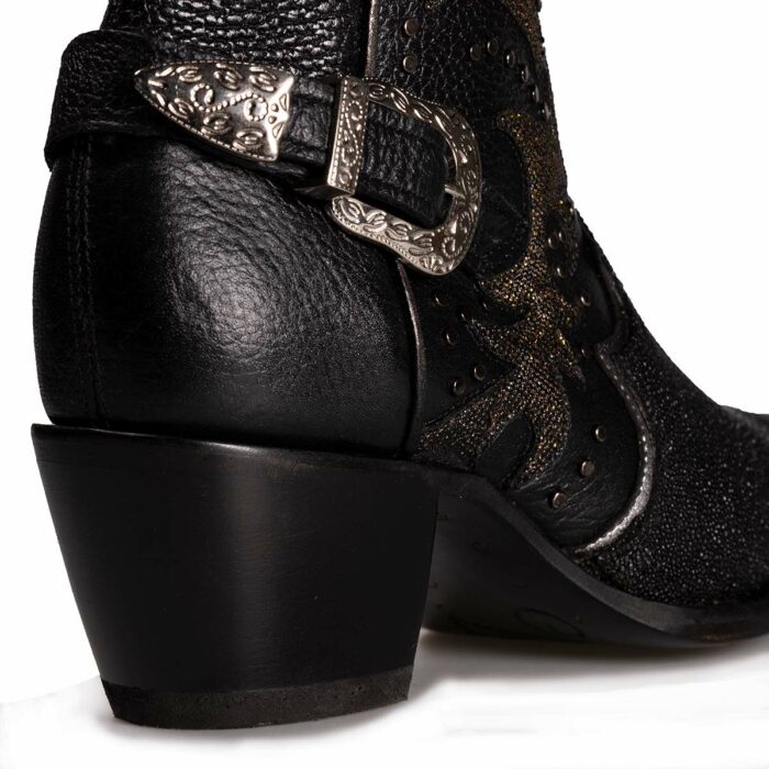 Botines Mujer En Piel Autentica Cuadra 4A22MA - Imagen 7