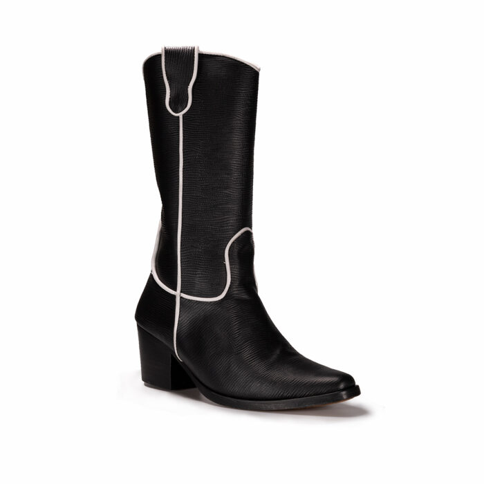 Botas Mujer En Piel Autentica VK SP4020 Zebra - Imagen 2