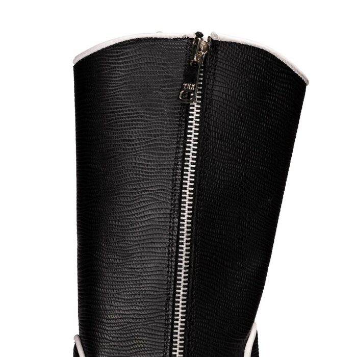 Botas Mujer En Piel Autentica VK SP4020 Zebra - Imagen 8