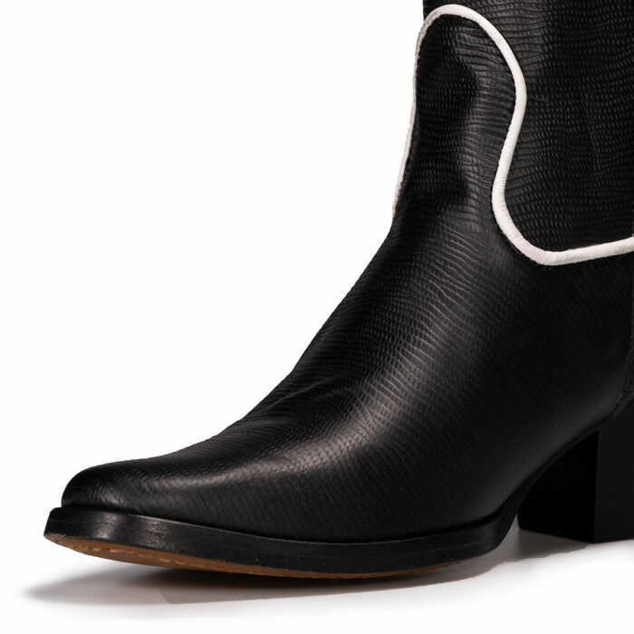 Botas Mujer En Piel Autentica VK SP4020 Zebra - Imagen 5