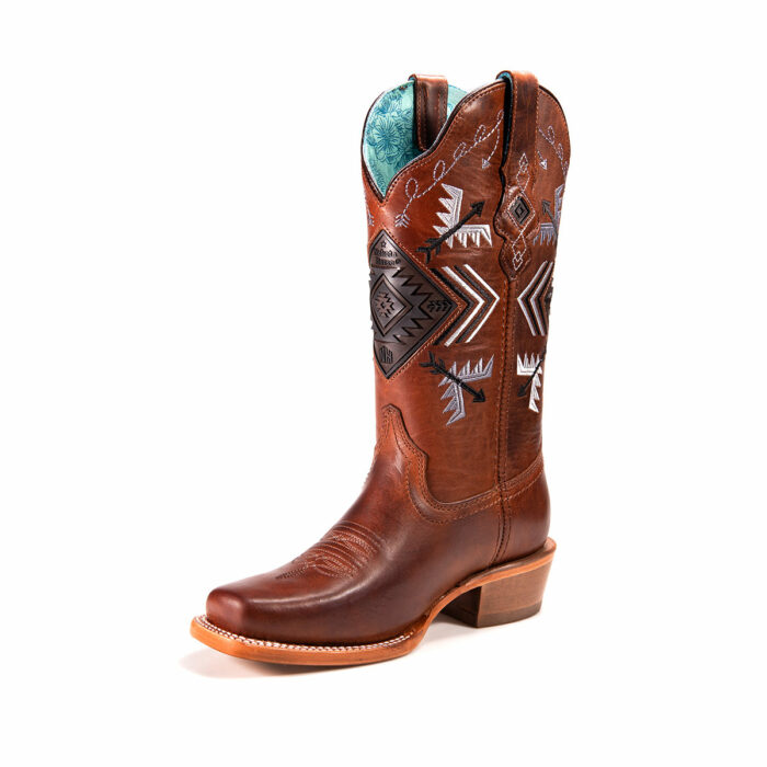 Botas Mujer En Piel Autentica Nokota Gema H10 Crazy Oakwood - Imagen 4