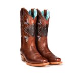 Botas Mujer En Piel Autentica Nokota Gema H10 Crazy Oakwood - Imagen 7
