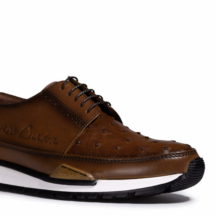 Sneakers Hombre En Piel Autentica Cuadra 127AVTM - Imagen 5