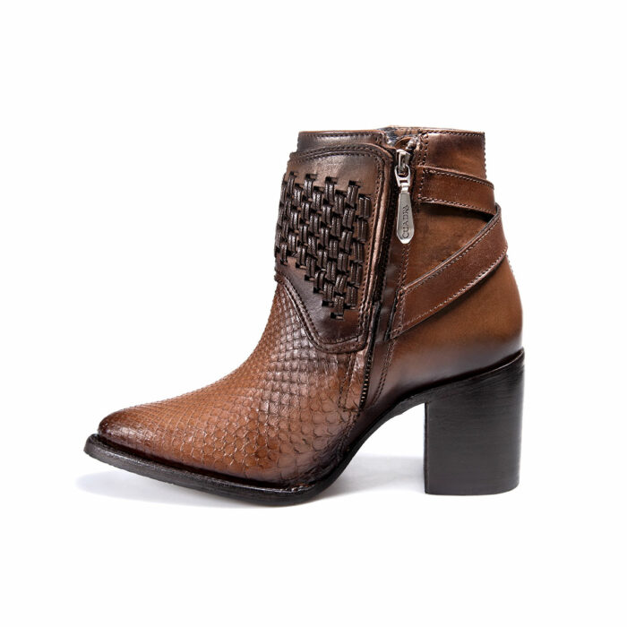 9002610-1.jpg Botines Mujer En Piel Autentica Cuadra 4Q01PM - Imagen 5
