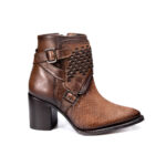 Botines Mujer En Piel Autentica Cuadra 4Q01PM