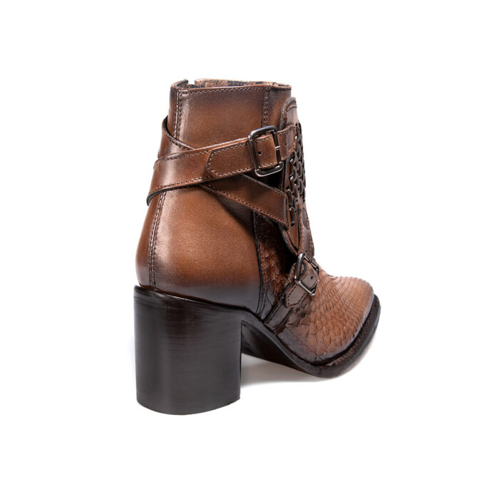 9002610-5.jpg Botines Mujer En Piel Autentica Cuadra 4Q01PM - Imagen 3