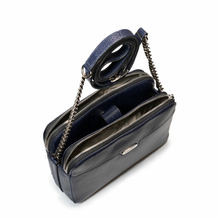 Bolsa Mujer En Piel Autentica Mabo Llompart Crossbody Mod3255 - Imagen 5