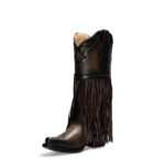 Botas Mujer Cuadra En Piel Autentica 1GAXRS Moraine - Imagen 3