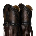 Botas Mujer Cuadra En Piel Autentica 1GAXRS Moraine - Imagen 7