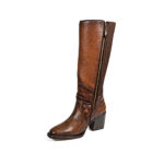 Botas Mujer En Piel Autentica Cuadra 4P05PH - Imagen 4
