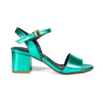 Sandalia con Tacon Mujer En Piel Autentica Mabo JF Mod409